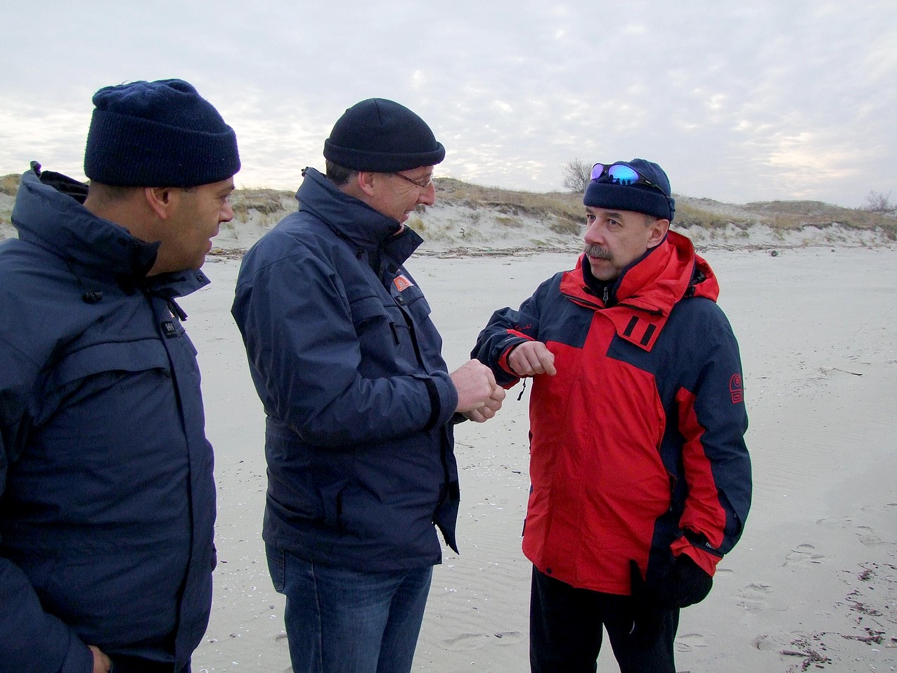 Delegacja Straży Przybrzeżnej Holandii w MOSG